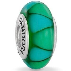 Pandora Captivating Green Murano Glass Charm